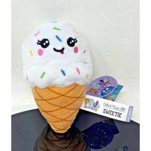 ORB PBJ's Sweetie Ice Cream Plush Ball Jellies Squeeze Toy NWT Cute